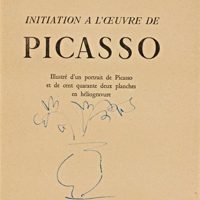 Pablo Picasso — Горшок с цветами, украшение