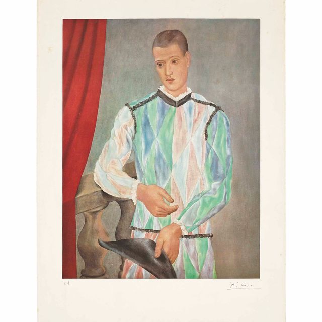 Pablo Picasso — Арлекин, из: Barcelona Suite