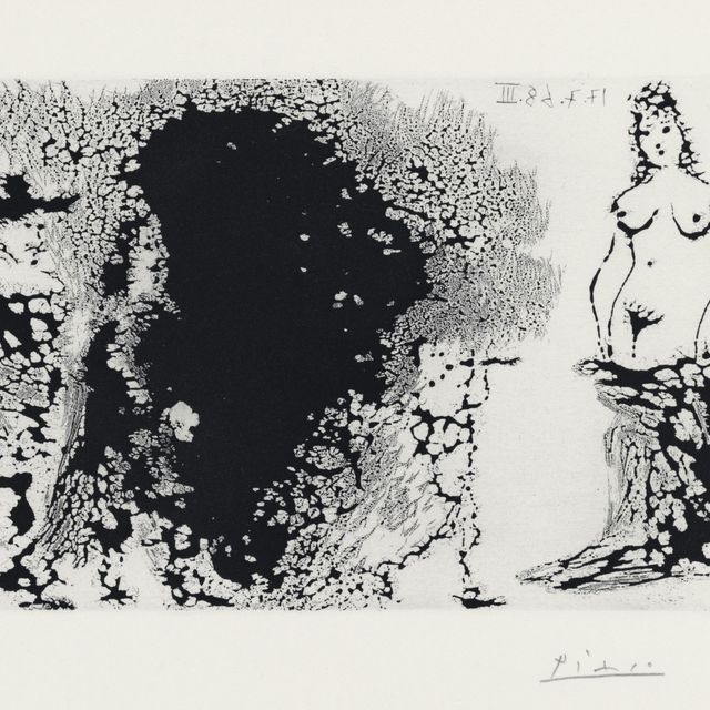 Pablo Picasso — "Серенада на флейте" из "Серенады 347" (1688 г. до н.э.; 1704 г. до н. э.)