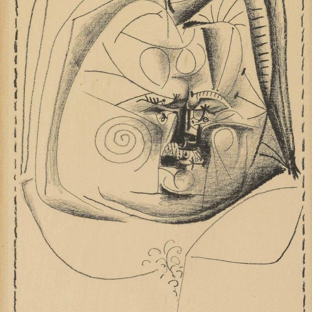 Pablo Picasso — Мишель Лейрис, "Бальзак в окружении Касса и Пикассо без тени сомнения", Галерея Луизы Лейрис, Париж, 1957 (стр. 715, 717, 719-720, 722; см. с. книги 86)