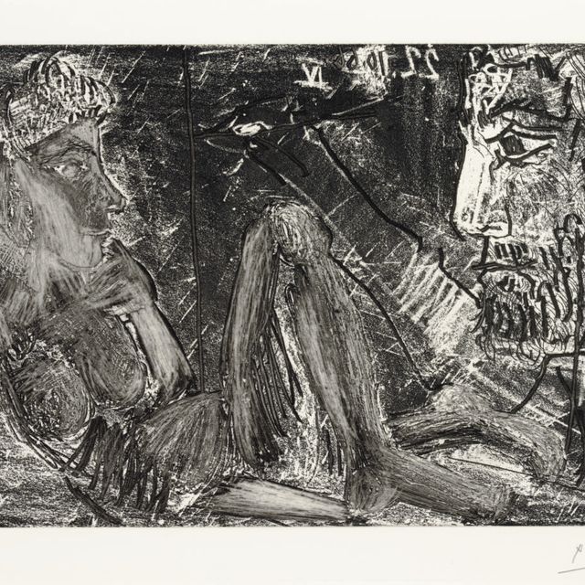 Pablo Picasso — Мужчина и женщина, из серии 347 (Р. 1385; В. 1407)