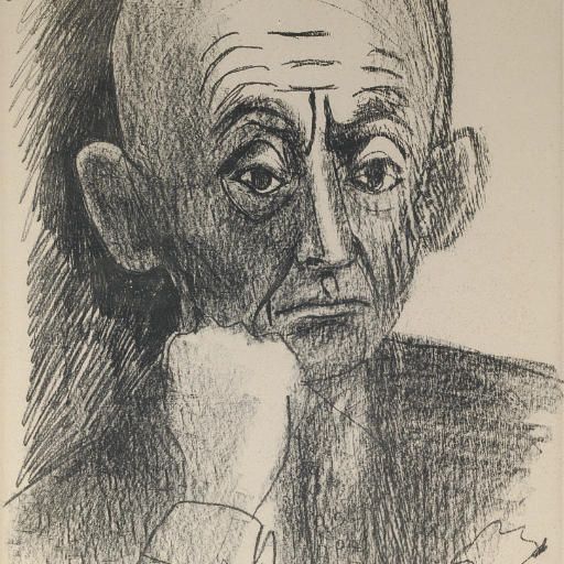 Pablo Picasso — Портрет Д. Х. Канвейлера (Б. 835; М. 296)