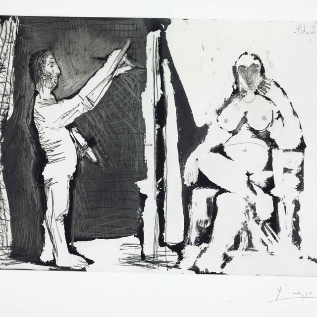 Pablo Picasso — Первый дебют и модель