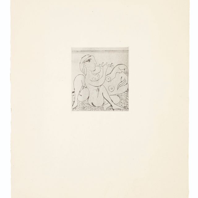 Pablo Picasso — Флейтистка и сонница II