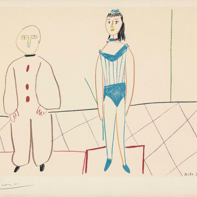 Pablo Picasso — Одна тарелка, от: Verve № 29-30