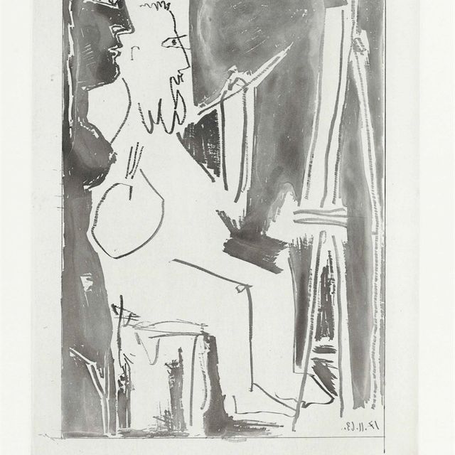 Pablo Picasso — Кавалер и новая дебютантка