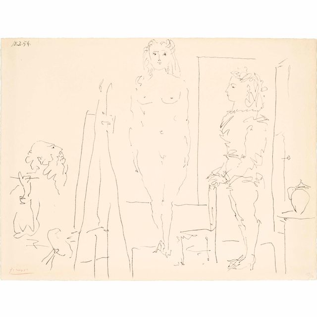 Pablo Picasso — Две модели (Блох 757; Мурло 253)