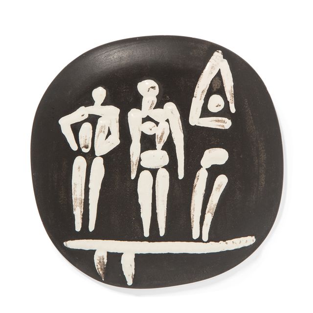Pablo Picasso — Трое персонажей в Тремплене ( A.R. 374 )