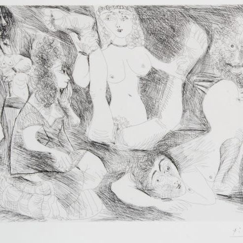 Pablo Picasso — Маленькие женские сюрпризы, как у Марины в "Веселой сюите 156" (Блох, 1978; Бэр, 1987)