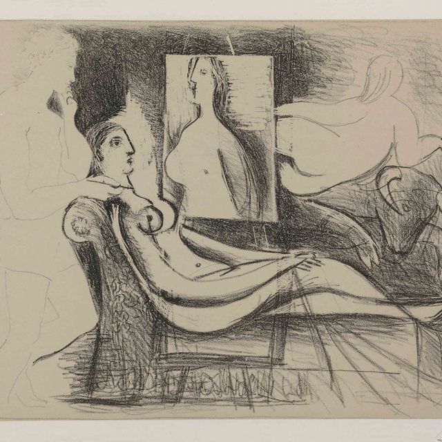 Pablo Picasso — Отец и сын Мод/геле (Б. 98; М. XXVII; см. кн. 18)