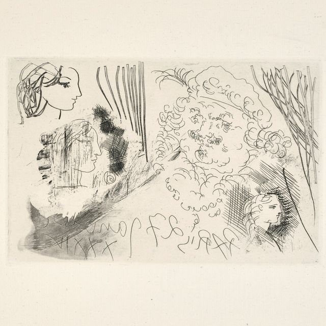 Pablo Picasso — Рембрандт и "наедине с женщиной" из "Сюиты Воллара"