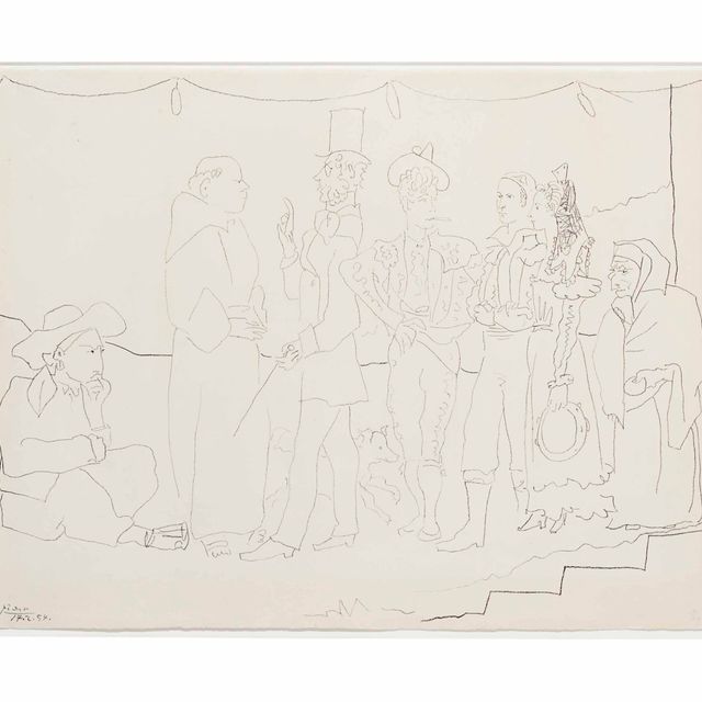 Pablo Picasso — Труппа актеров