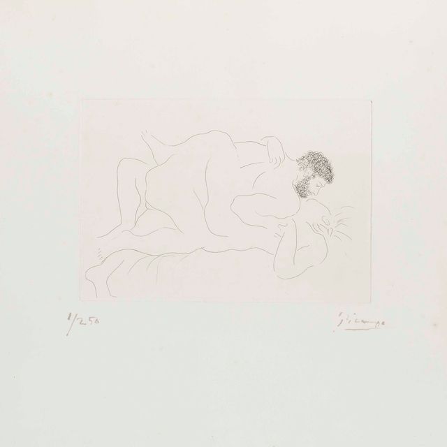 Pablo Picasso — Мужчина и женщина (Bloch 77; Baer 118)