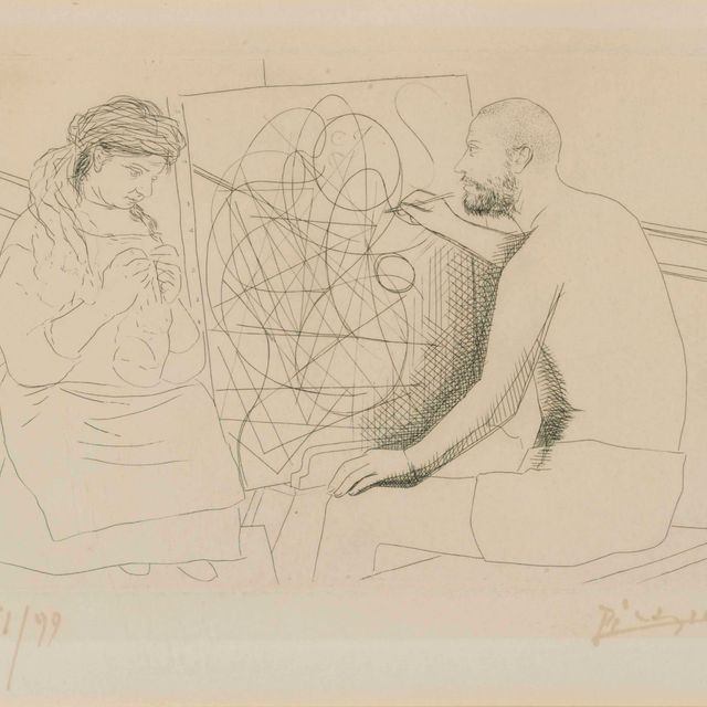 Pablo Picasso — Платье в горошек и модельное трико от шеф-повара в Конну