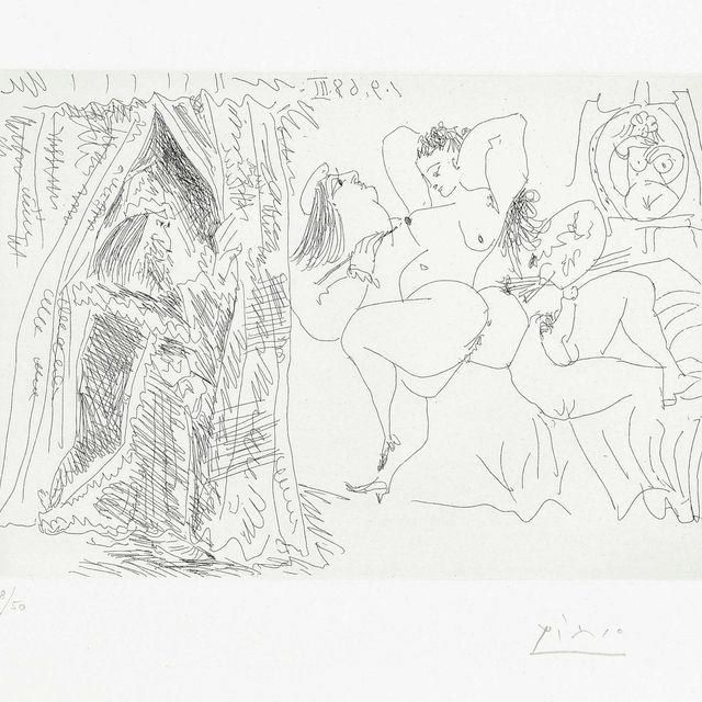 Pablo Picasso — Рафаэль и Форнарина VIII, от: Séries 347