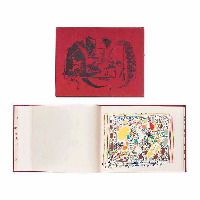 Pablo Picasso — "Лос-Торос" Хайме Сабарте, редактор Андре Соре, Монте-Карло, 1961 (Блох 1014-17, Мурло 346, 348-50; Крамер букс 113)