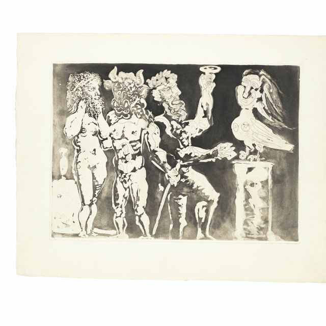 Pablo Picasso — Костюмы-маскарады для женщин из "Уазо" из "Люкса Воллара"