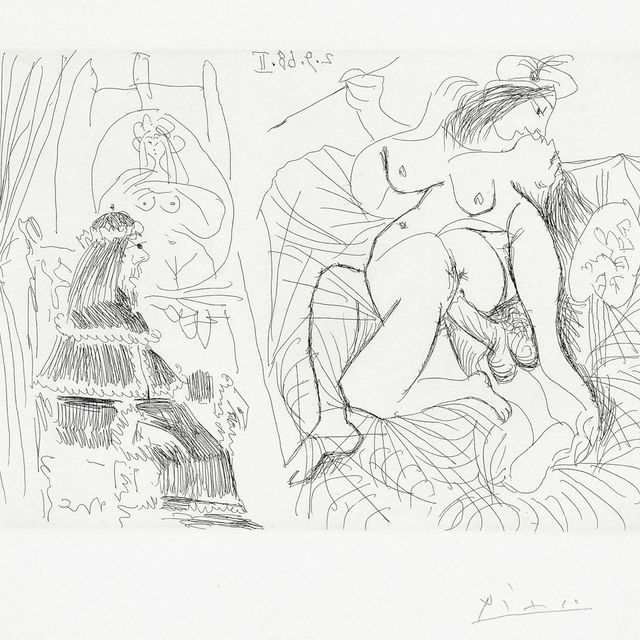 Pablo Picasso — Рафаэль и ла Форнарина XI, из: Séries 347