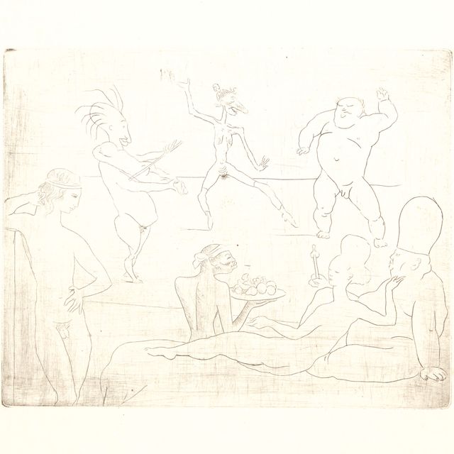 Pablo Picasso — Танец из "Сюиты Сальтимбанков"