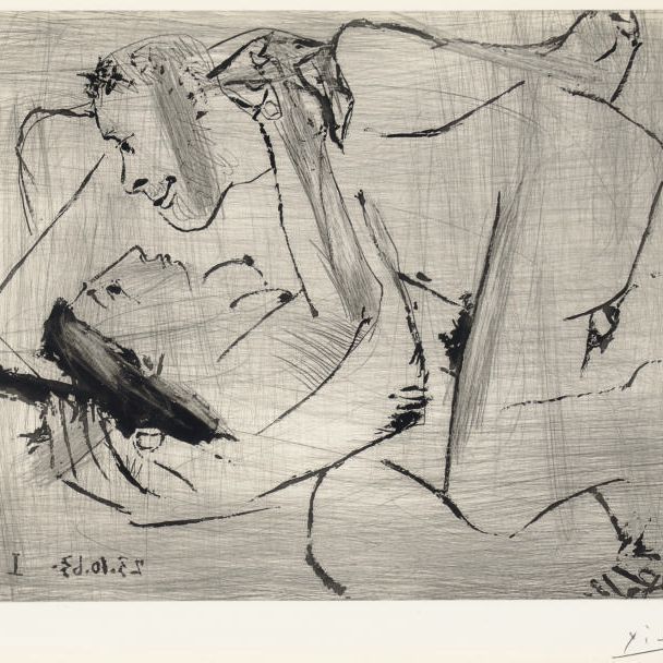 Pablo Picasso — Этрейнт VI (В. 1115; В. 1108)