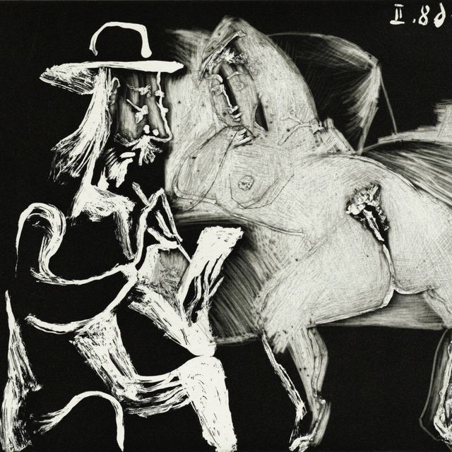 Pablo Picasso — Мой десерт с вводной частью к блюду для единственной женщины, от Séries 347