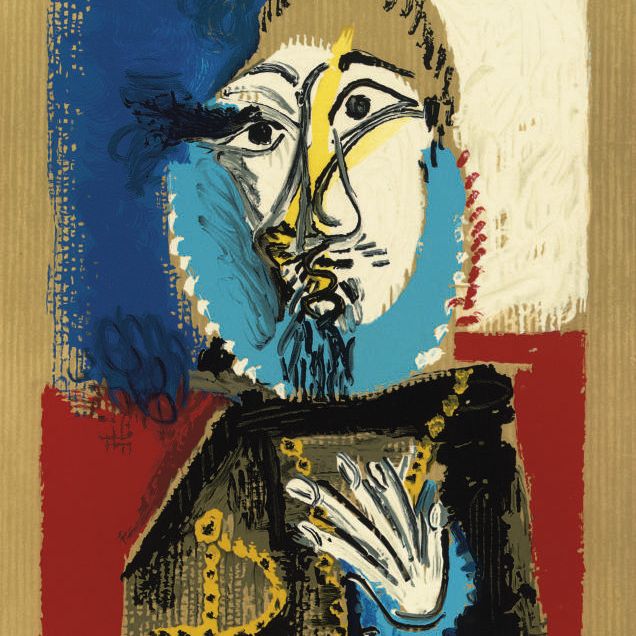 Pablo Picasso — Воображаемые портреты : одна тарелка