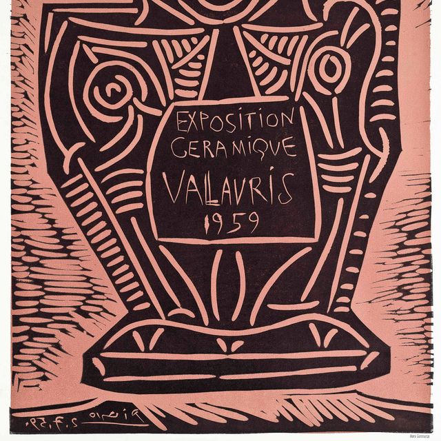 Pablo Picasso — Выставка Сермики Валлорис, 1959 (Блох, 1286; Бэр, 1216 (Б.Б.))