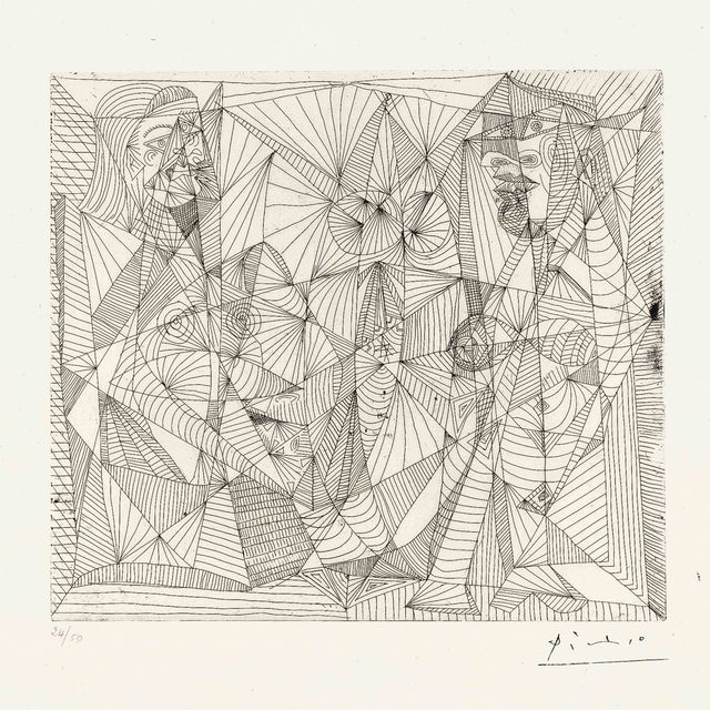 Pablo Picasso — Фигуры-двойки (Блох 309; Бэр 645)