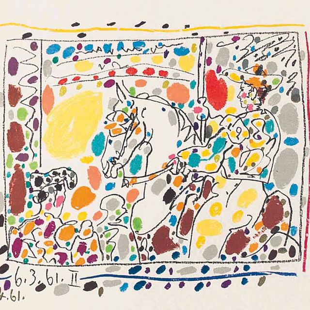 Pablo Picasso — "Лос-Торос" Хайме Сабарте, редактор Андре Соре, Монте-Карло, 1961 год