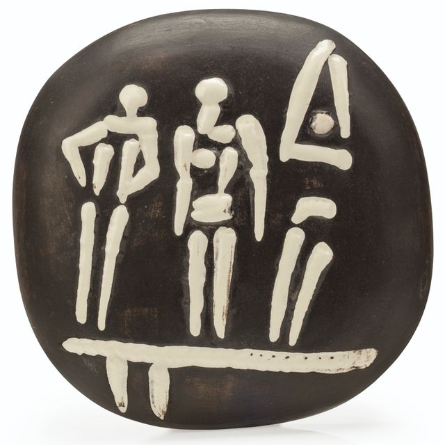 Pablo Picasso — Трое персонажей в Тремплене (A.R. 374)