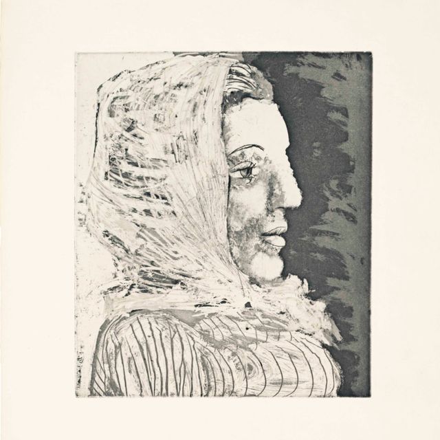 Pablo Picasso — Бюст женщины для фитнеса (размер 324; размер 672)