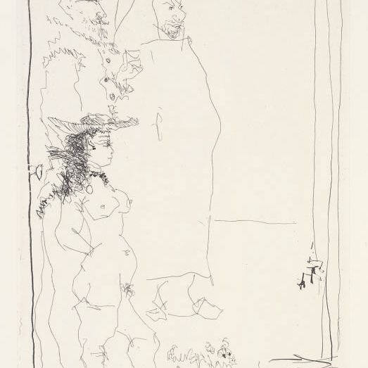 Pablo Picasso — Фотографии от Джеральда Кремера, "Трент и его деятельность" (Блох, 1241; Крамер, 150)