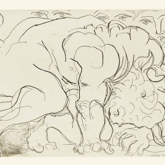 Pablo Picasso — Минотавр Блессе VI из "Сюиты Воллара"