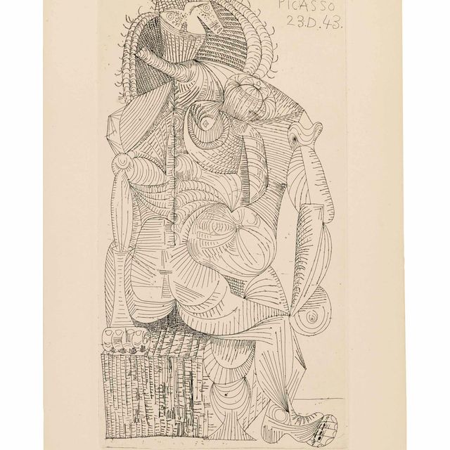 Pablo Picasso — Робер Деснос, контре, Робер Ж. Годе, Париж, 1944