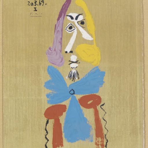 Pablo Picasso — Воображаемые портреты : Одна тарелка