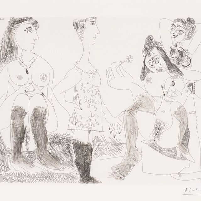 Pablo Picasso — Дега Сонгеант, "Средь бела дня", из Ла Сери 156