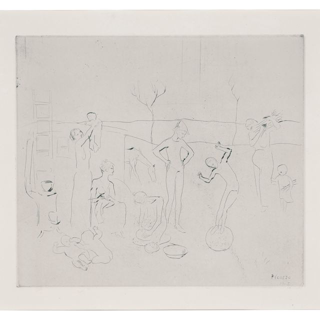 Pablo Picasso — "Сальтимбанки" из "Свиты Сальтимбанков"