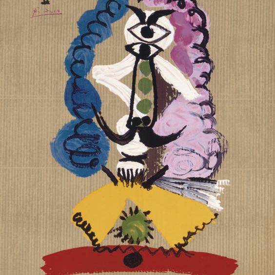 Pablo Picasso — Воображаемые портреты : одна тарелка