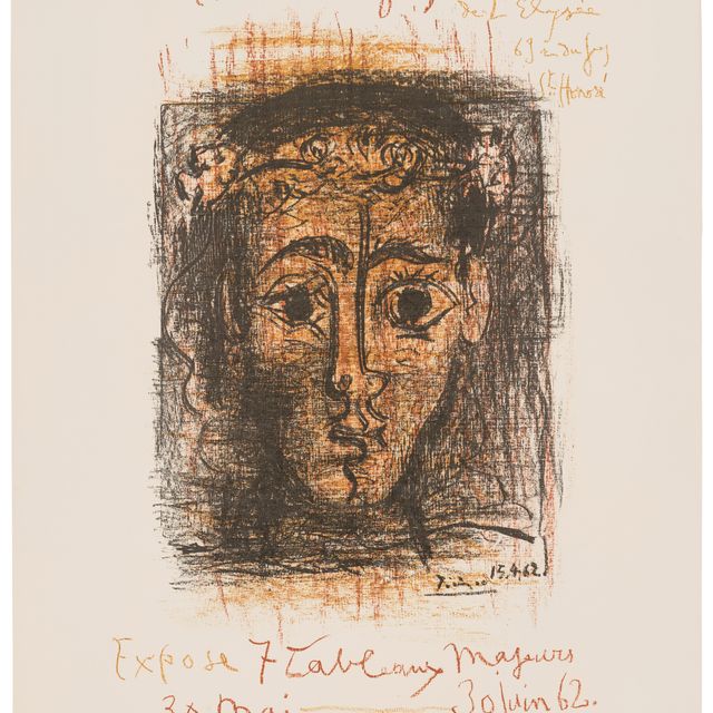 Pablo Picasso — Плакат для галереи Алекса Магуи