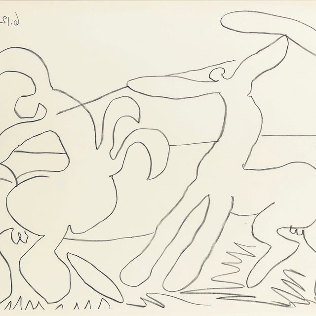Pablo Picasso — Битва центавров III и IV (Мурло 330-1; Блох 903-4)