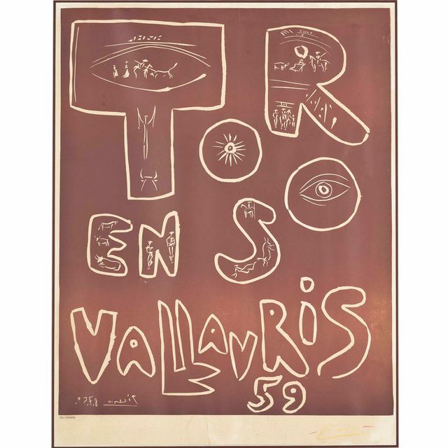 Pablo Picasso — Торос-ан-Валлорис, 59 (Блох 1287; Бэр 1218)