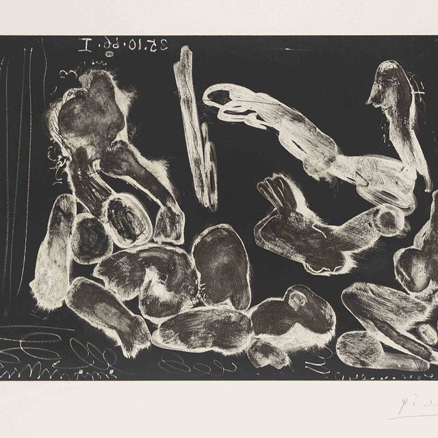 Pablo Picasso — Искусство и модель (Блох, 1387; Бэр, 1409)
