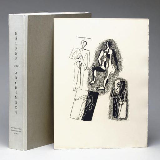 Pablo Picasso — Андре Суарес, Элен у Архимеда, Париж, "Новая парижская жизнь", 1955