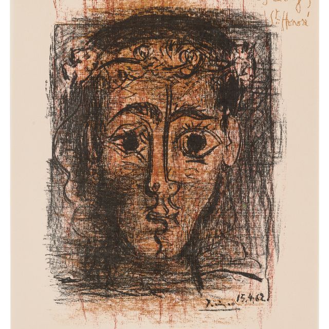 Pablo Picasso — Плакат для галереи Алекса Магуи