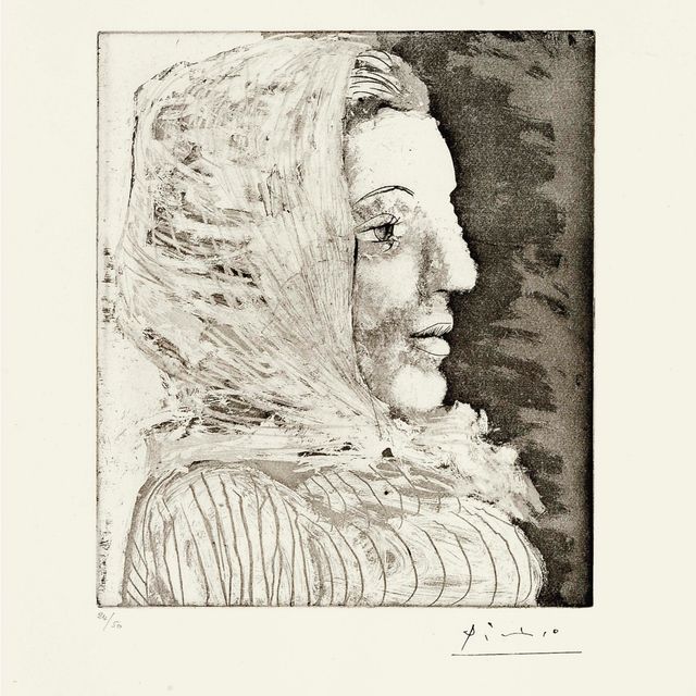 Pablo Picasso — Бюст женщины для фитнеса (размер 324; размер 672)