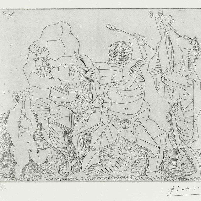 Pablo Picasso — Сценка "Буколика для любви с кастаньетками" (Bloch 772; Baer 947)