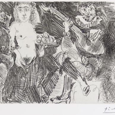 Pablo Picasso — Сельская серенада (р. 1444; Р. 1478)