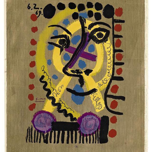 Pablo Picasso — Одна тарелка от Les Portraits Imaginaires