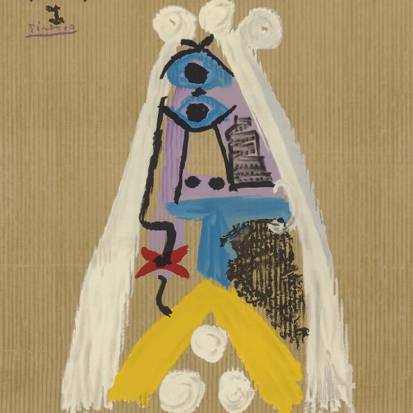 Pablo Picasso — Воображаемые портреты: одна тарелка