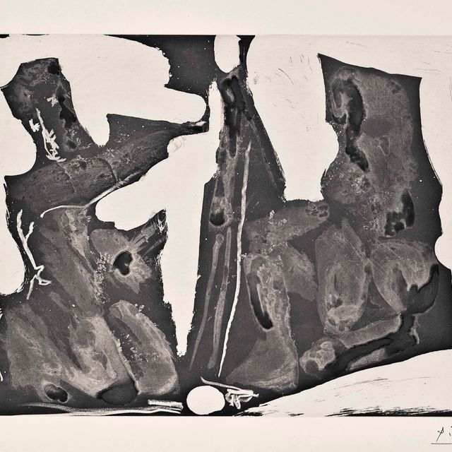 Pablo Picasso — Картина и модель, из серии 156